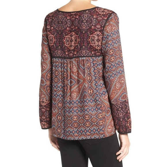 Sanctuary x Nordstrom | Patchwork Belle Babydoll S - Picture 4 of 11